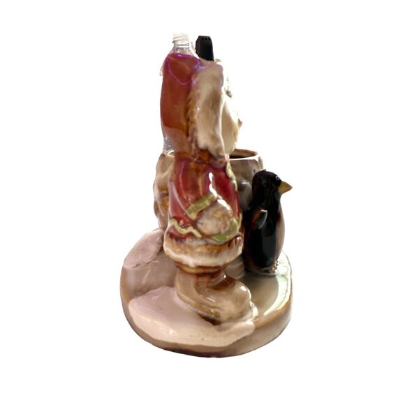 Yankee Candle Christmas Tea Light Holder VINTAGE Eskimo Penguin Ronnie Walter - Picture 6 of 8